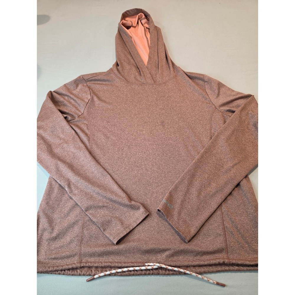 Avalanche Outdoor Supply Co Womens XL Mauve Pink Active Hoodie Thumbhole Hem Tie